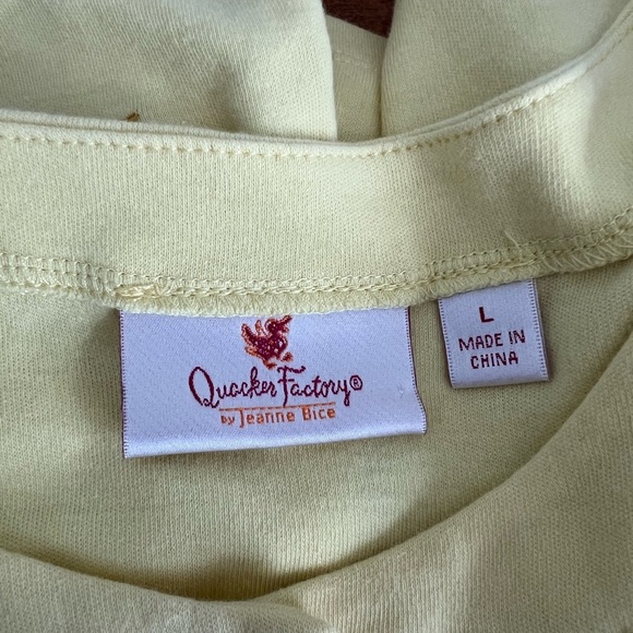 Quacker Factory Button Up T-Shirt Casual Beach Summer Vacation Theme Large - Picture 4 of 9